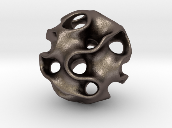 GYROID Spheroid Pendant - 20mm 3d printed