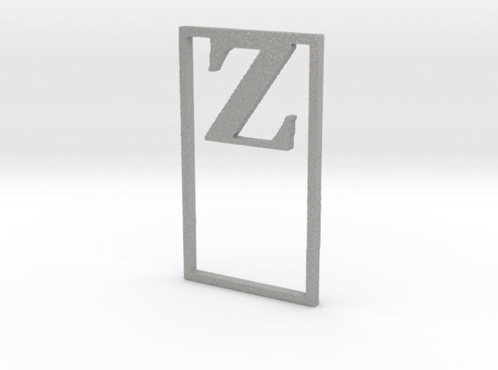 Bookmark Monogram. Initial / Letter Z 3d printed