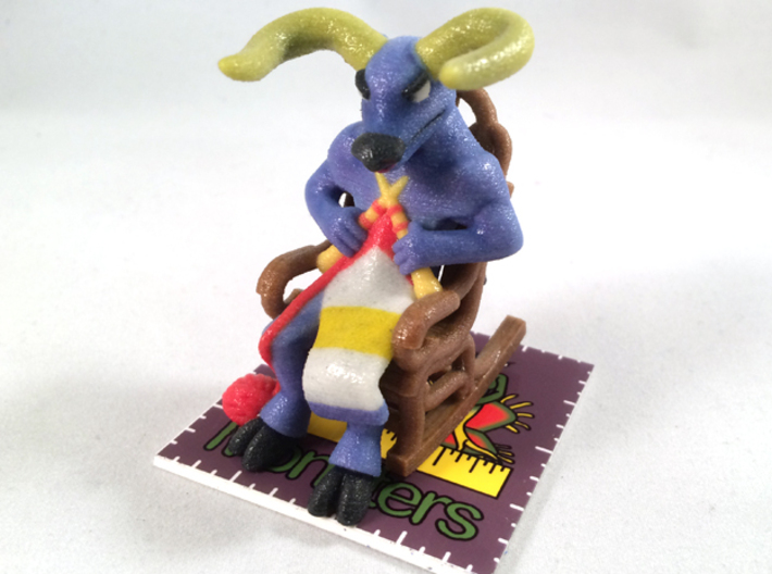 Minotaur 3d printed On Stand