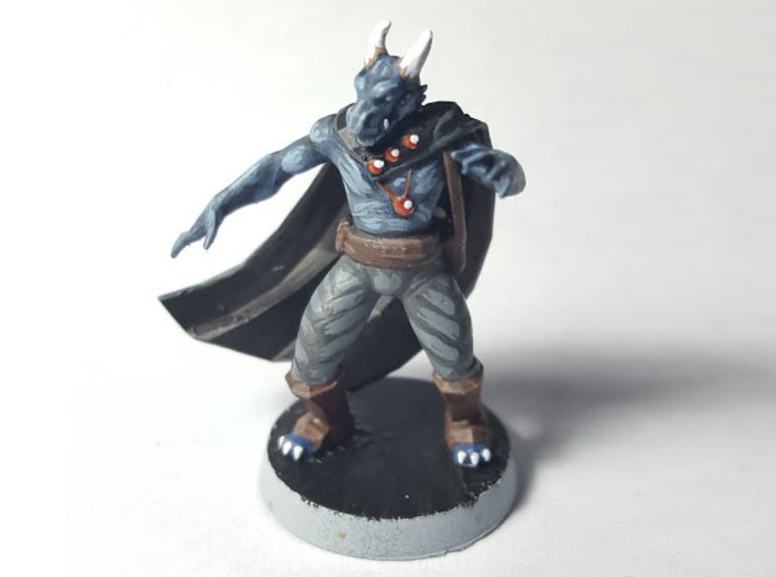 Dragonborn Sorcerer 3d printed Finished model painted using acrylic paints.