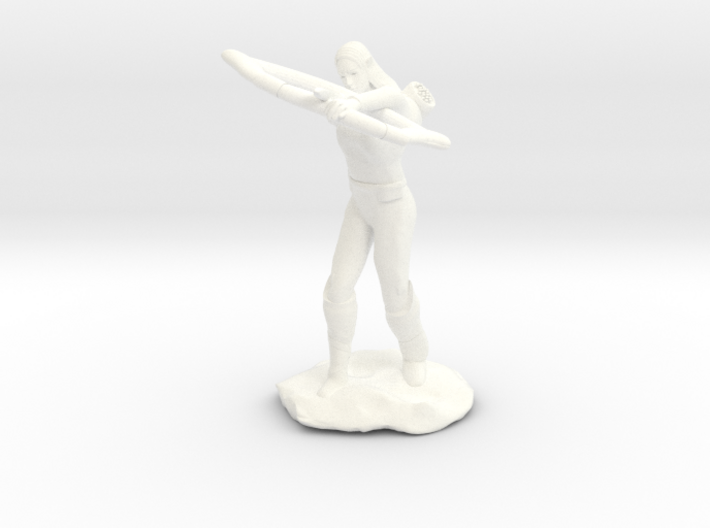 Elf Ranger with Longbow 3d printed