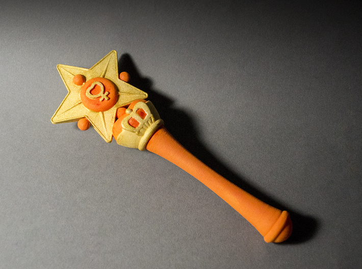 Venus Star Wand 3d printed 