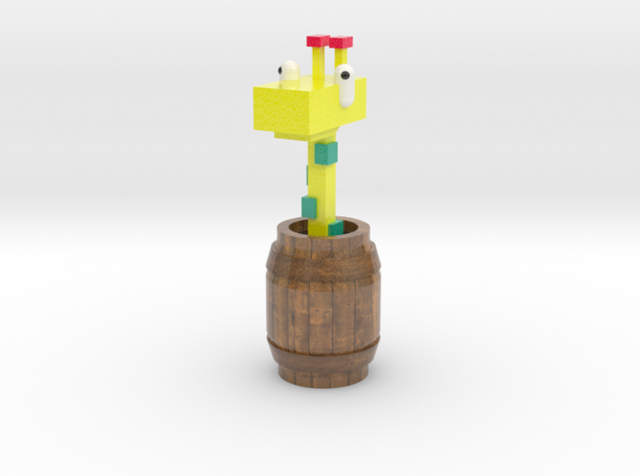 Giraffe In A Barrel 3d printed 