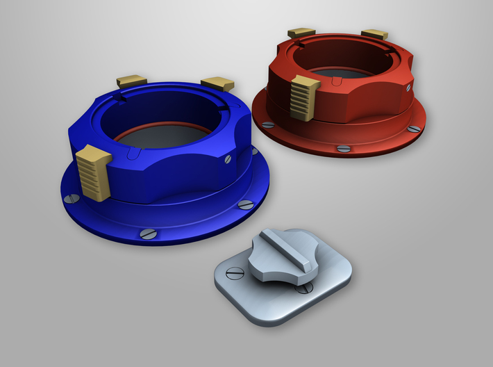 Apollo A7L-Diverter Valve KNOB 3d printed This the knob part shown in the foreground of this render. Also need the base to complete this part.