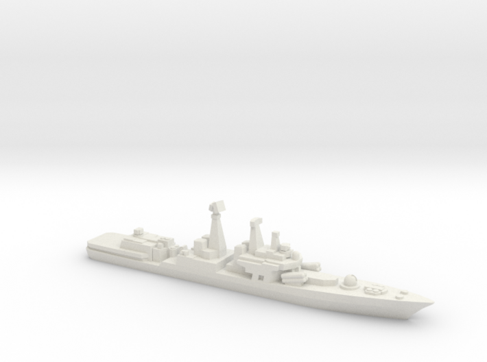 Udaloy II-class destroyer, 1/1800 3d printed 