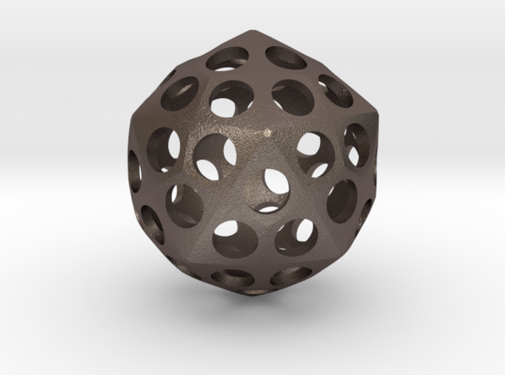 Deltoidal Hexacontahedron Roller 3d printed