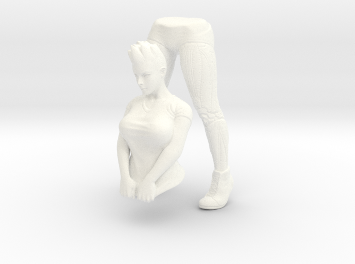 First CyberGirl 3d printed 