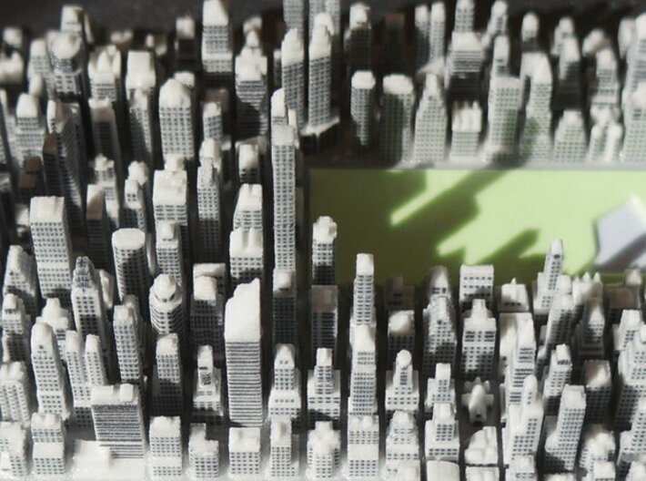 Manhattan New York City 3d Model Sculpture Souveni 3d printed 