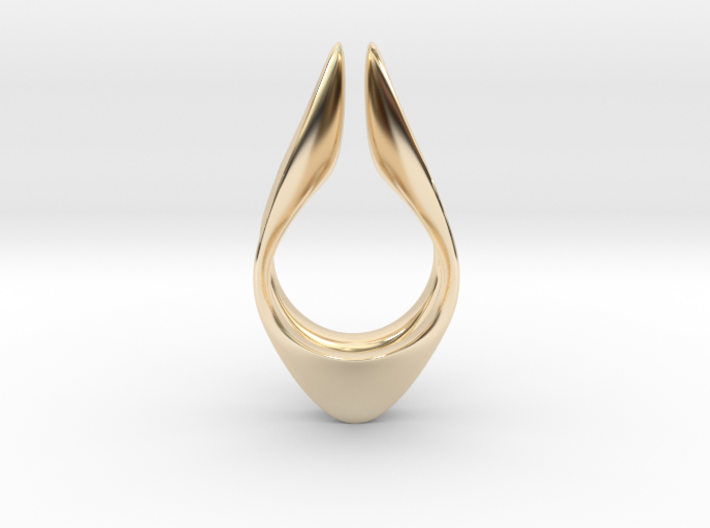 Ring -Drop- Harmony Collection 3d printed