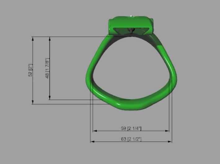  KHD X3 espresso Ring Middle 40-45mm Round 3d printed 
