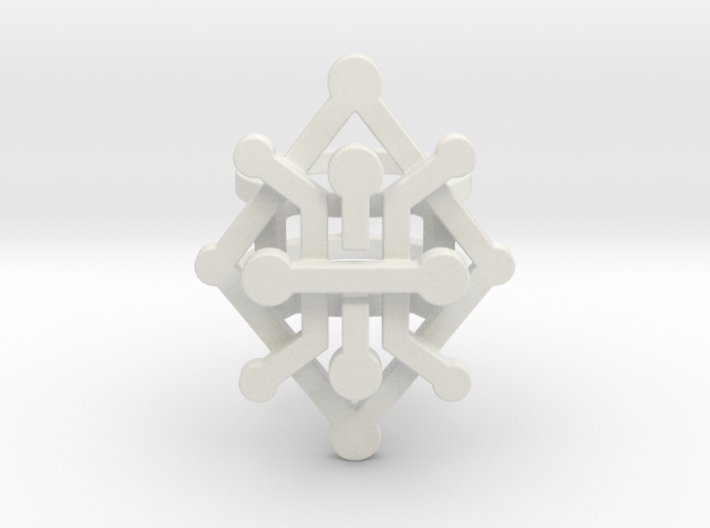 Geo Rhombus ring size 5 3d printed