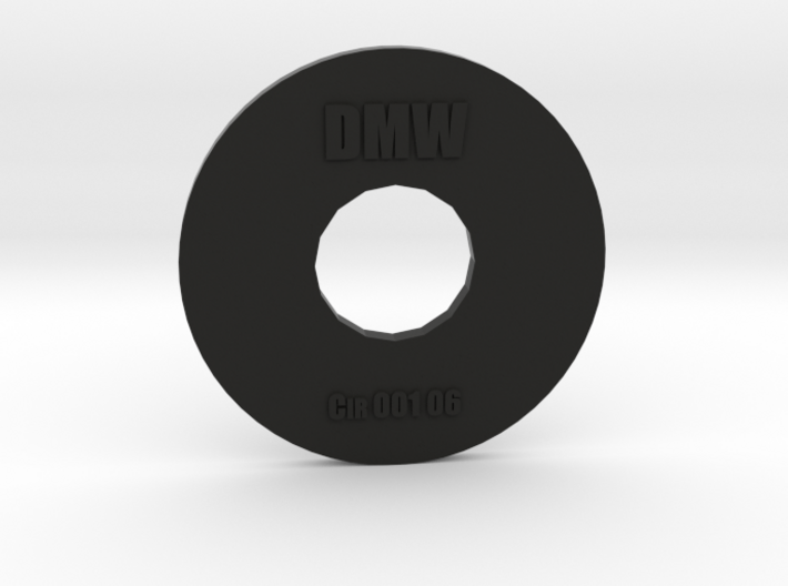 Clay Extruder Die: Circle 001 06 3d printed