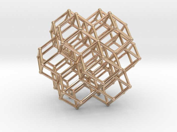 Sacred Geometry RhombicDodeca Honeycomb 50mm 3d printed