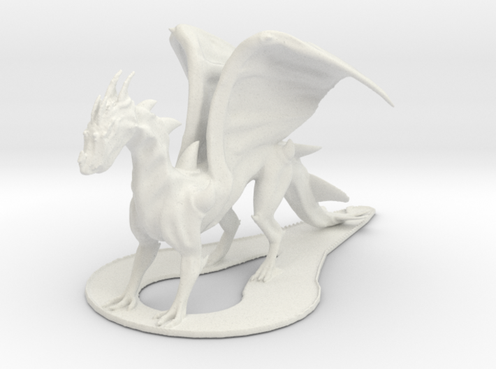 Sleek Dragon 3d printed