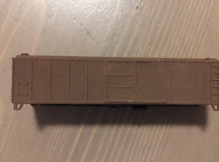 PRR N Scale X29 Boxcar Coarse Details 3d printed 