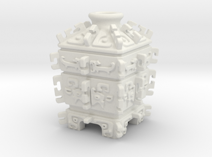 (1/4 Scale) Chinese FangYi bronze themed bottle 3d printed 