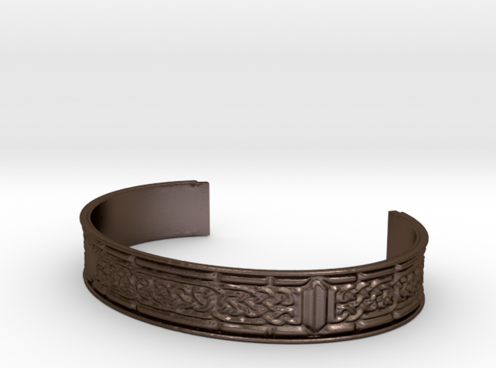 Celtic Ribbon Bracelet (13mm) 3d printed