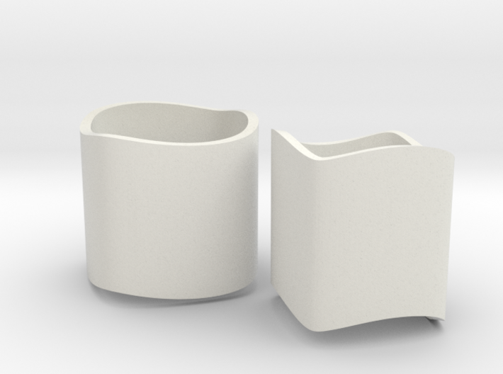 Ambiguous Cylinders : Nesting Cylinders 3d printed 
