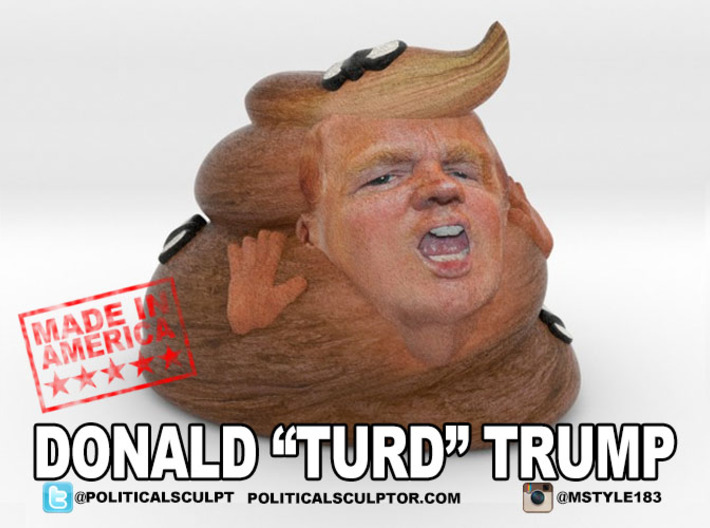 New Turd Trump Small 3d printed