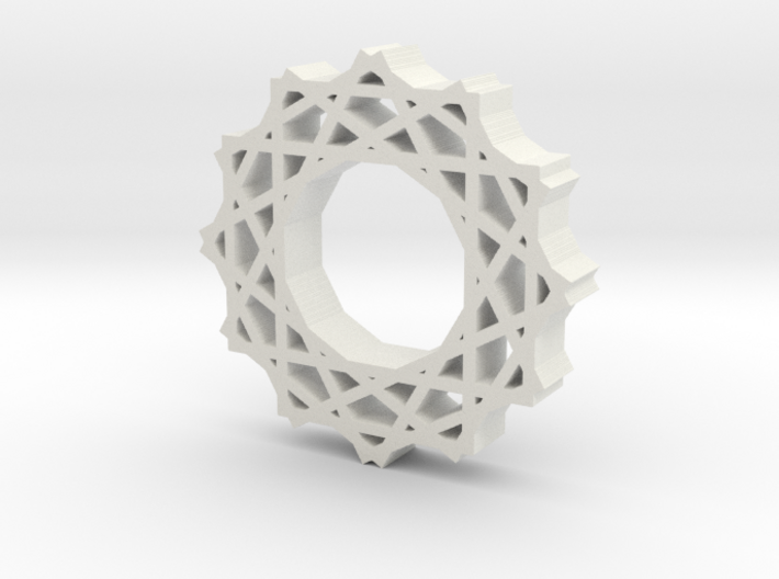 Arabic tile paperweight 3d printed
