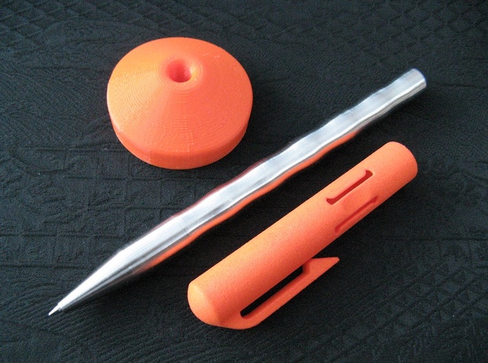 Stand: Pen Lux 3d printed Cap and Stand shown together. Stand and Pen not included.