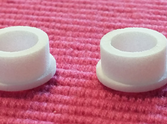 Microcentrifuge tube adapter 3d printed Adapters with sprues removed