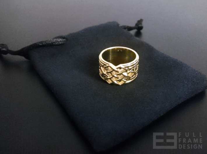 Endless Knot Ring (Multiple Sizes) 3d printed 