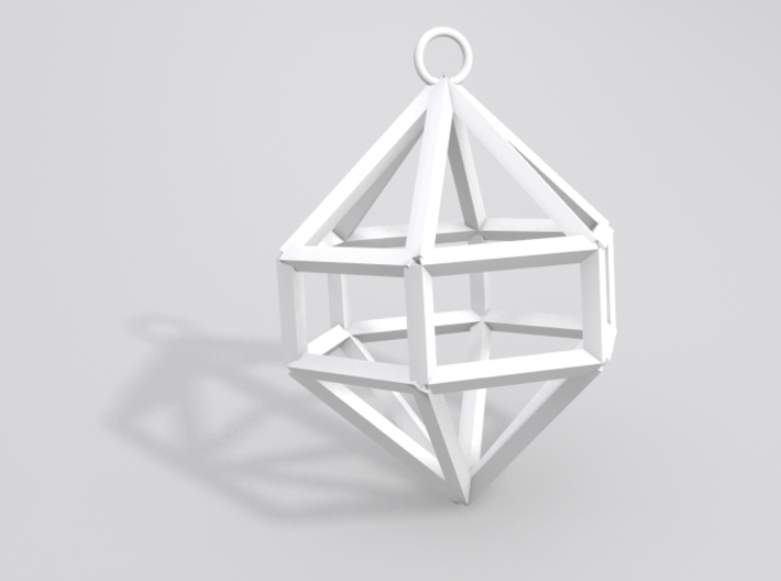 Gem Ornament 3d printed Sample render