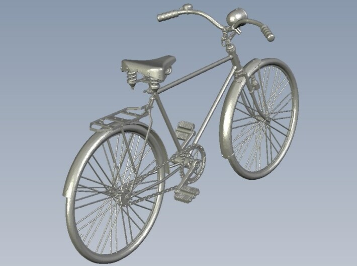 1/16 scale WWII Wehrmacht M30 bicycle x 1 3d printed 