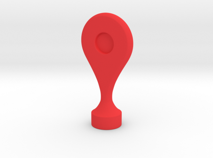 Google Maps Marker - Magnet (no hole) 3d printed