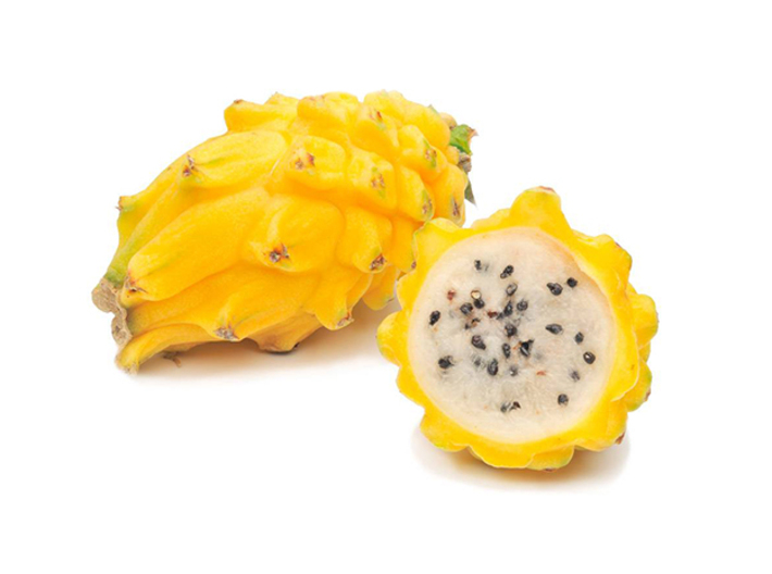 Poly Dragon Fruit Jewel 3d printed Yellow Pitahaya