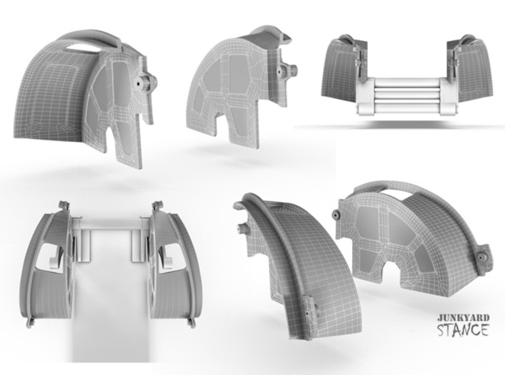 Sand Scorcher Inner Wheel Arches, Front 3d printed Inner Front Wheel Arch Designs