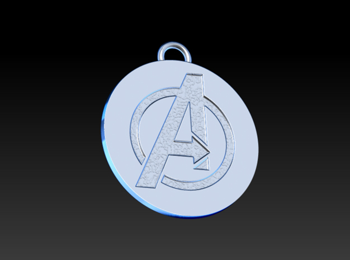 Avengers Fan Keychain 3d printed 