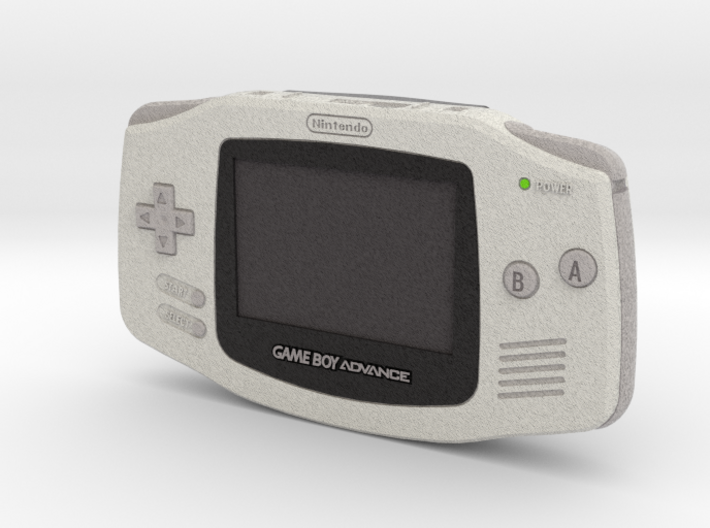 1:6 Nintendo Game Boy Advance (Arctic) 3d printed 