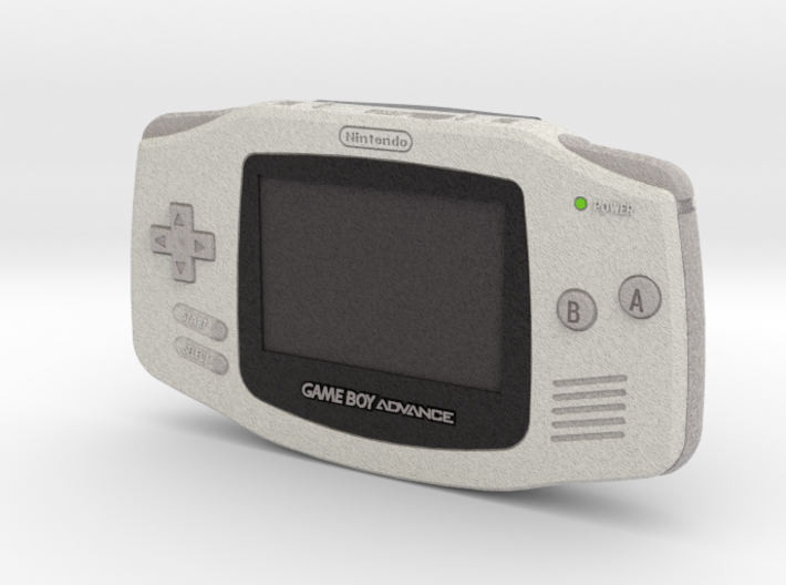 1:6 Nintendo Game Boy Advance (Arctic) 3d printed