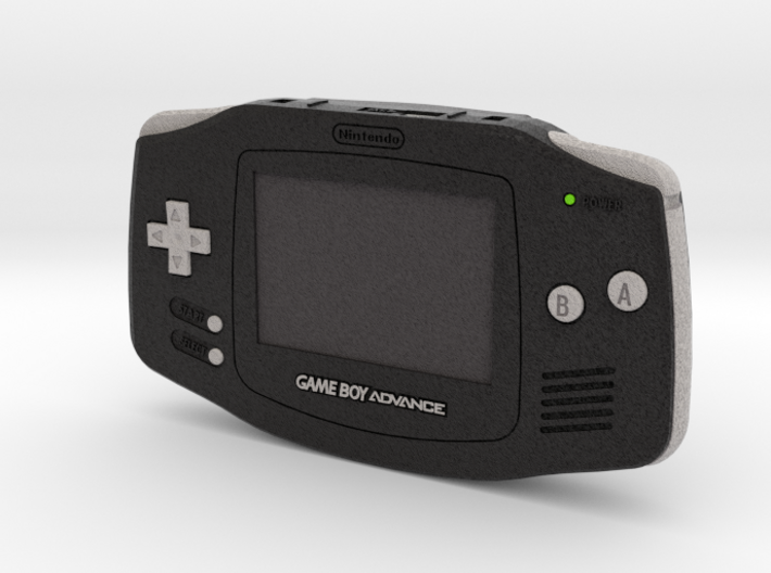 1:6 Nintendo Game Boy Advance (Black) 3d printed