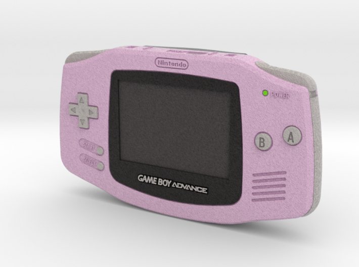 1:6 Nintendo Game Boy Advance (Fuschia) 3d printed