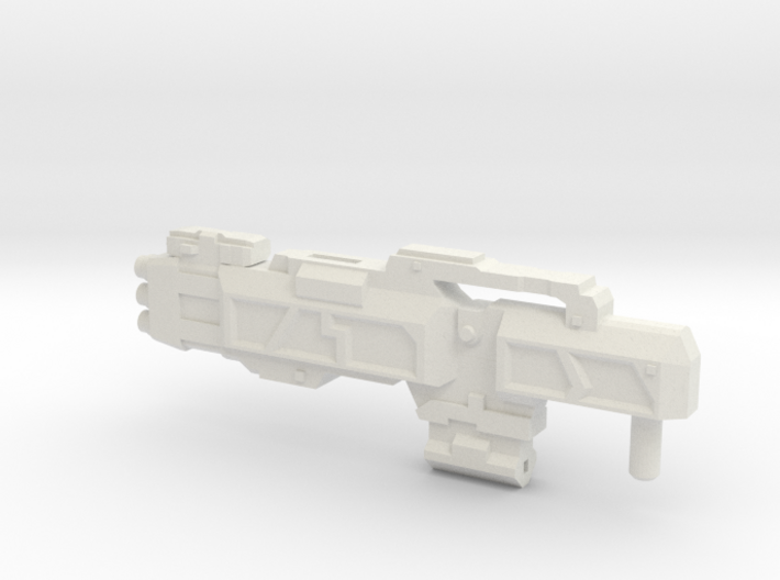 "Sawback" RESIZED 5mm post 3d printed 