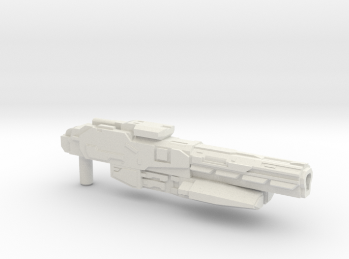 "Sentinel" Rifle RESIZED 5mm post 3d printed 