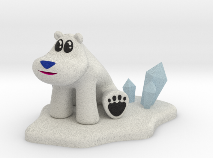 Polar Bear from Crash Bandicoot (Larger) 3d printed