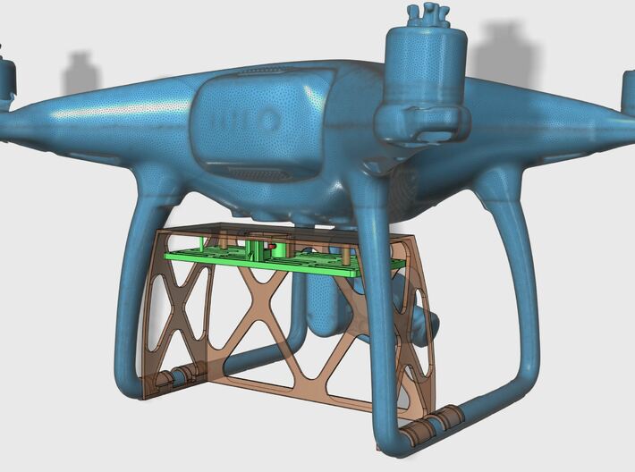 Recipient Operated Search & Rescue Supply Dropper  3d printed 