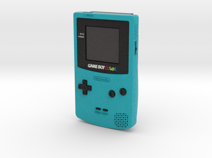 1:6 Nintendo Game Boy Color (Teal) 3d printed
