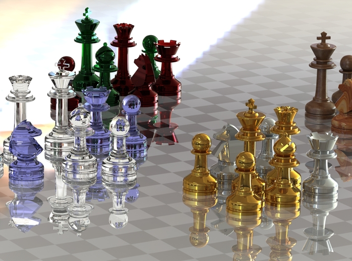 MILOSAURUS Chess MINI Staunton Pawn 3d printed 