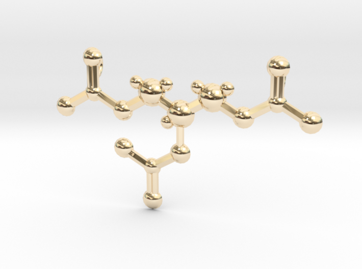Nitroglycerin Molecule Pendant 3d printed
