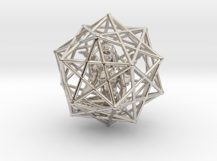 Solar Angel Starship: Sacred Geometry Dodecahedral 3d printed