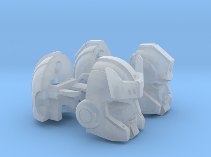 Bodyguard and Medical Officer Heads Set Of 2 3d printed