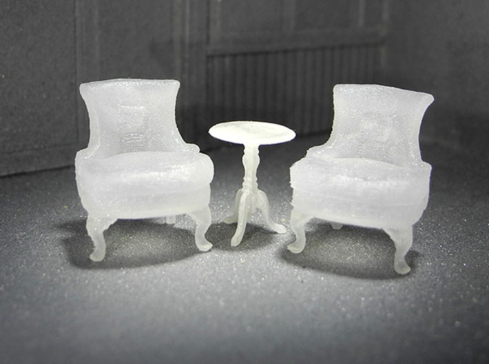 1:48 Sitting Room Set 3d printed