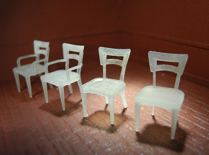 1:48 Moderne Dining Set 3d printed 