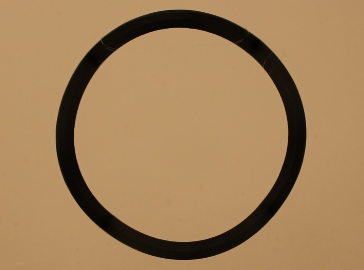 Square circle version 1 3d printed Circle view