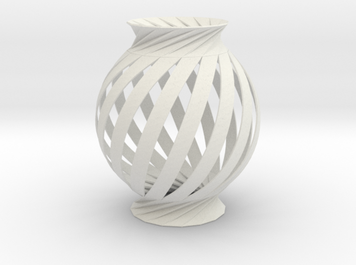 Lamp Ball Twist Spiral Small Scale 3d printed